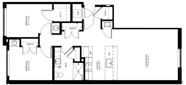 b2 floorplan